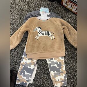 Pekkle Kids Baby Safari 3 Piece Set NWT